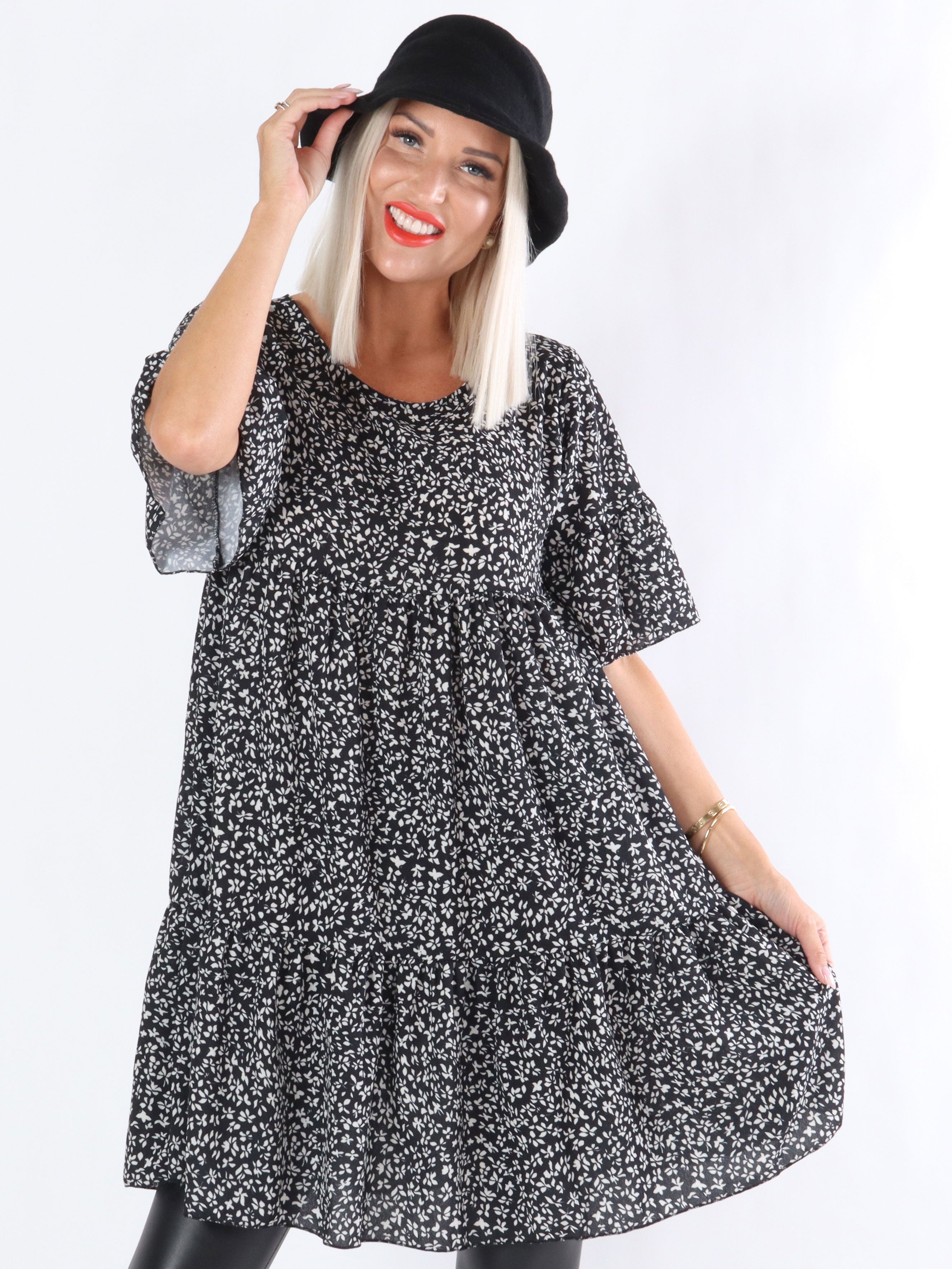 Via - Tunika i lös passform med mönster